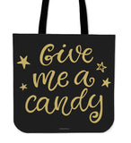 Give Me A Candy Halloween Trick Or Treat Cloth Tote Goody Bag