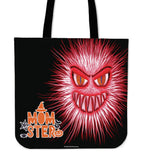 Momster (Red) Halloween Trick Or Treat Cloth Tote Goody Bag