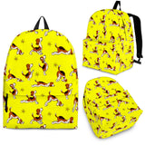 Yoga Dogs Backpack (Yellow) - FREE SHIPPING