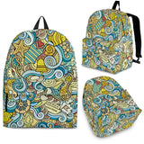 Nautical Design Backpack (Yellow) - FREE SHIPPING