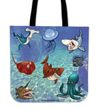Scary Sea Life Cloth Tote Bag!