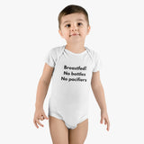 Baby's First Clothing: Breastfed Organic Baby Bodysuit