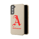 Scarlet Letter Antivaxxer Biodegradable Phone Case