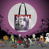 A Wee Bit Wicked Halloween Trick Or Treat Cloth Tote Goody Bag