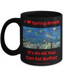 All You Can Eat Buffet 11 fl. oz. Black (Front)