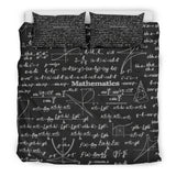 Mathematica Design #2 Duvet Cover Set (Black) - FREE SHIPPING
