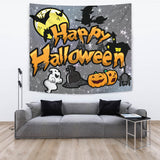 Happy Halloween Design #1 - Halloween Wall Tapestry - FREE SHIPPING