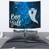 Boo Y'All - Halloween Wall Tapestry - FREE SHIPPING