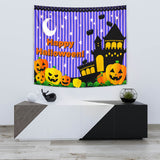 Happy Halloween Design #3 - Halloween Wall Tapestry - FREE SHIPPING