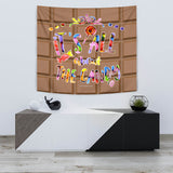 It's All About The Candy - Halloween Wall Tapestry - FREE SHIPPING