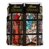 Bible Verse Bedding Duvet Cover Set  - Another Comforter (Beige Underside) - FREE SHIPPING