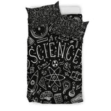 Science Chalkboard Duvet Cover Set (Black) - FREE SHIPPING