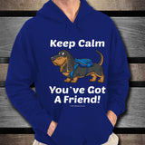 Keep Calm - You've Got A Friend - Basset Hound Unisex Hoodie