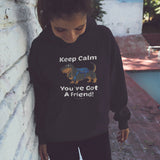 Keep Calm - You've Got A Friend - Basset Hound Youth Hoodie