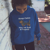 Keep Calm - You've Got A Friend - Basset Hound Youth Hoodie
