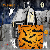 Bats Halloween Trick Or Treat Cloth Tote Goody Bag