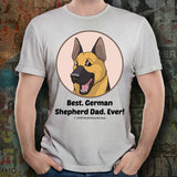 Best German Shepherd Dad Ever Unisex Tee