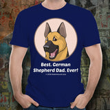 Best German Shepherd Dad Ever Unisex Tee