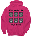 Fancy Pants Cat "How Do You Like My 6-Pack?" Unisex Hoodie