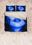 Calavera Fresh Look Design #3 Duvet Cover Set (Lapis Lazuli Blue) - FREE SHIPPING