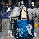 Boo Y'All Halloween Trick Or Treat Cloth Tote Goody Bag