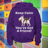 Keep Calm - You've Got A Friend - Bull Terrier Youth Hoodie