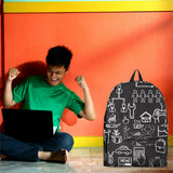 Business Success Chalkboard Backpack Design #2 - FREE SHIPPING