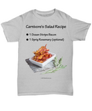 Carnivore's Salad Recipe Unisex Tee