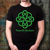 Celtic Knot Proud To Be Irish Unisex Tee Design #1