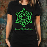 Celtic Knot Proud To Be Irish Unisex Tee Design #2