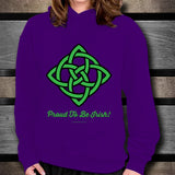 Celtic Knot Proud To Be Irish Unisex Hoodie Design #3