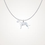 Dalmatian Solid Silver Necklace