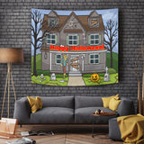 Dare You Enter - Halloween Wall Tapestry - FREE SHIPPING