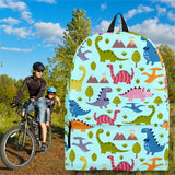 Dinosaurs Design #1 Backpack (Light Blue) - FREE SHIPPING