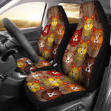 Fancy Pants Cat Car Seat Covers (Brown)  - FREE SHIPPING