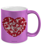 Floral Heart Mug #1 (8 Options Available)
