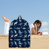 Shark Pattern #1 Backpack - FREE SHIPPING