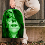Calavera Fresh Look Design #3 Backpack (Green Emerald) - FREE SHIPPING