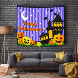 Happy Halloween Design #3 - Halloween Wall Tapestry - FREE SHIPPING