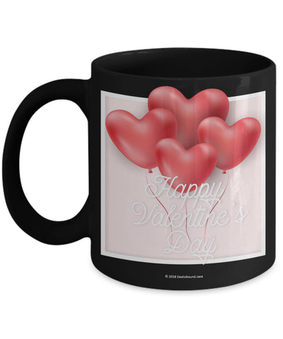 Valentine Balloons Mug #1 (8 Options Available)