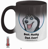 Best Husky Dad / Mom Ever Color-Changing Coffee Mug