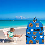 I Love Dogs Backpack (FPD Blue) - FREE SHIPPING