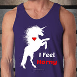 I Feel Horny Unisex Tank Top