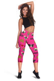 I Love Dogs Capri Leggings (FPD Pink) - FREE SHIPPING