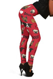 I Love Dogs Leggings (Red) - FREE SHIPPING