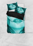 Calavera Fresh Look Design #3 Duvet Cover Set (Ice Blue Aquamarine) - FREE SHIPPING