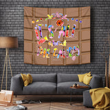It's All About The Candy - Halloween Wall Tapestry - FREE SHIPPING