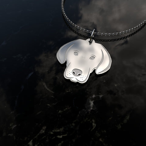 Labrador Solid Silver Necklace