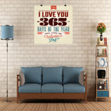 365 Days Wall Poster