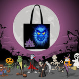 Momster (Blue) Halloween Trick Or Treat Cloth Tote Goody Bag